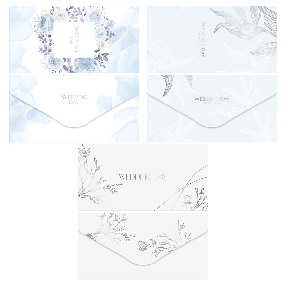 конверт для денег "meshu" wedding асс-т фольга Конверт для денег "meshu" wedding асс-т фольга