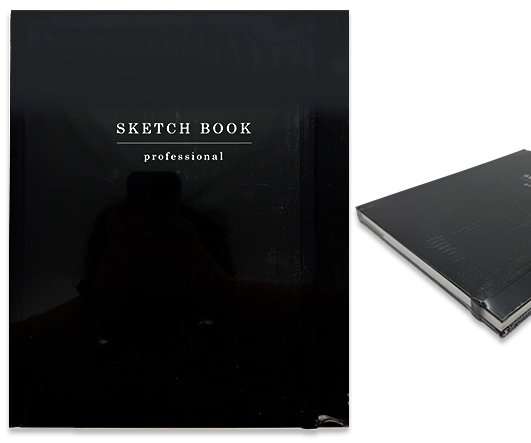 скетчбук 285х235мм 50л 160гр "черный" тв.обл. Скетчбук 285х235мм 50л 160гр "черный" тв.обл.