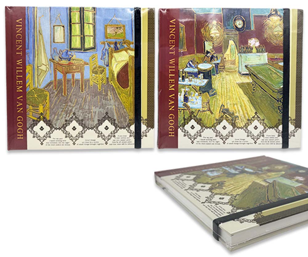 скетчбук 220х230мм 50л 160гр "ван гог" ассорти тв.обл. Скетчбук 220х230мм 50л 160гр "ван гог" ассорти тв.обл.