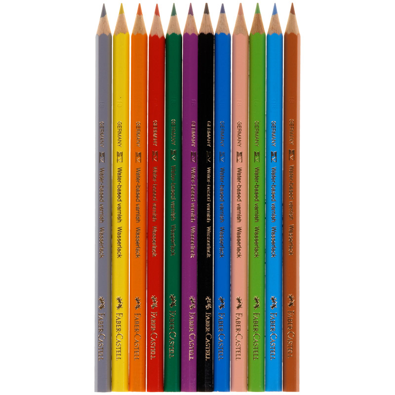 Карандаши цветные "faber-castell замок" 12 цв.