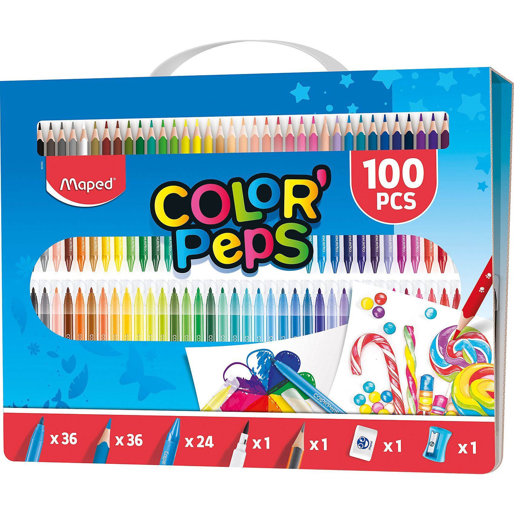 Набор для рисования "maped "color'peps kit" 100 пр.