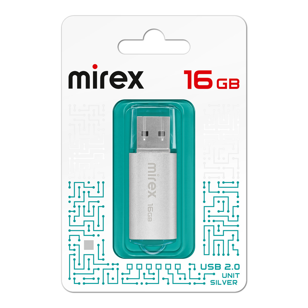 Флэш-накопитель usb 16 гб "mirex" "unit aqua"