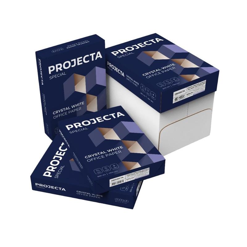 Бумага офисная а4 "projecta special" 500л. 80г. 162%,класс в