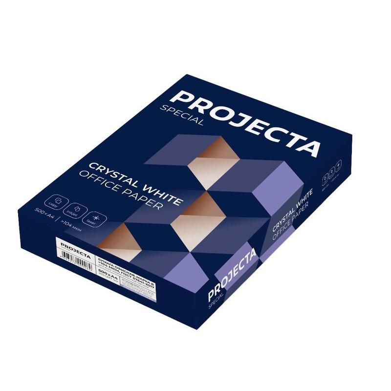 Бумага офисная а4 "projecta special" 500л. 80г. 162%,класс в