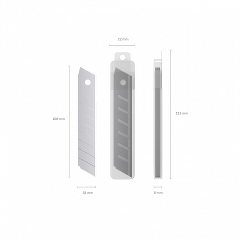 Лезвия для ножа ек 18мм (10шт.)