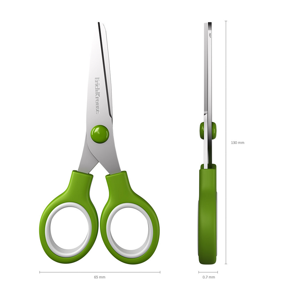 Ножницы детские 130мм erich krause "junior" асс-т