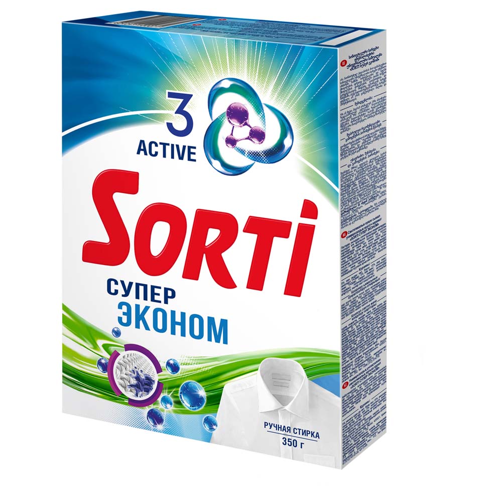 Стир. порошок "sorti супер эконом "350г