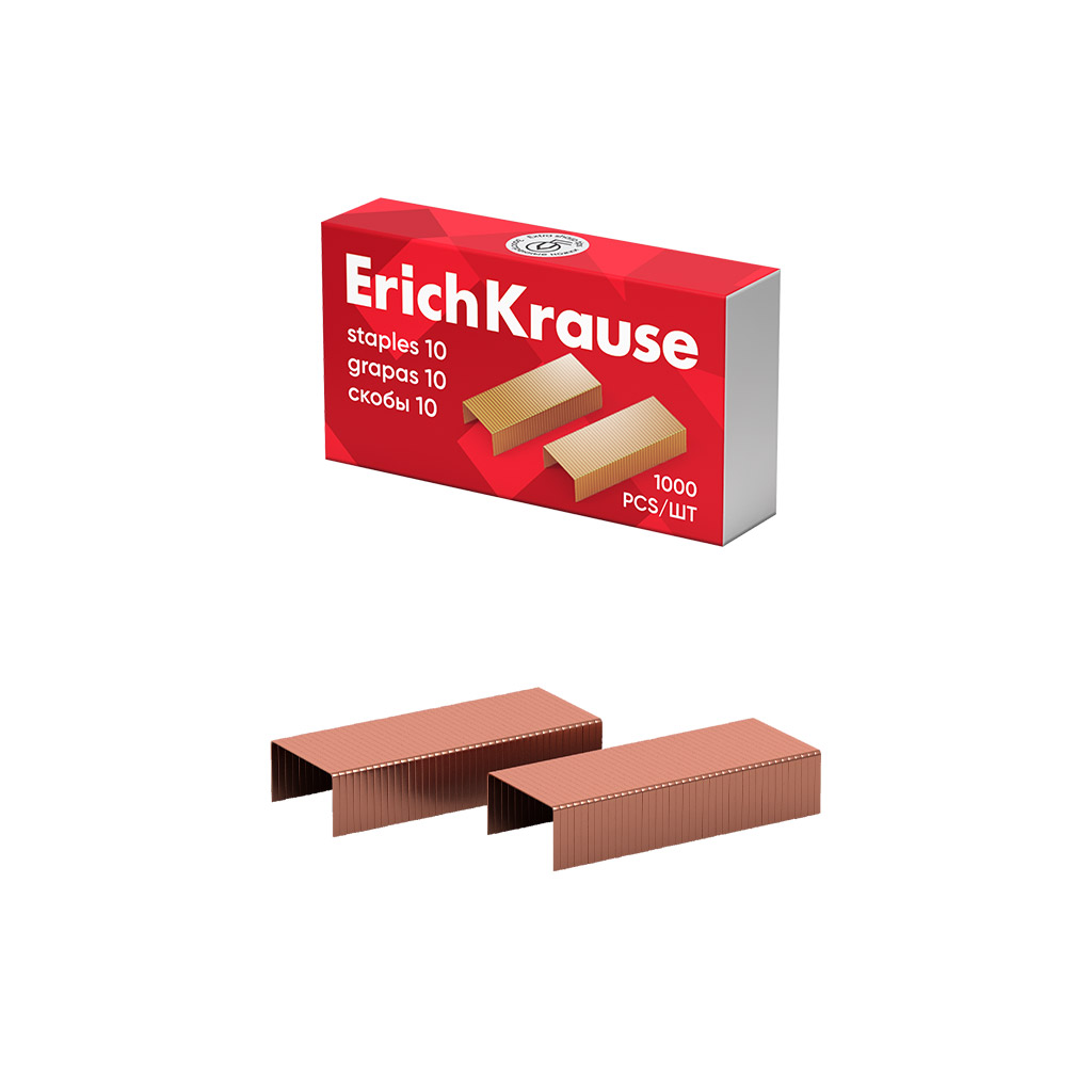 скобы для степлера №10 "erich krause" медные Скобы для степлера №10 "erich krause" медные