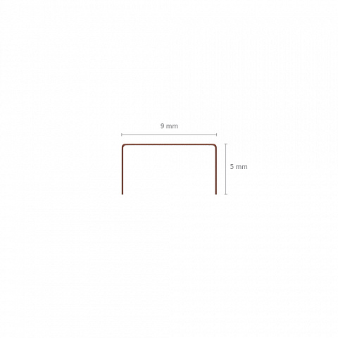 Скобы для степлера №10 "erich krause" медные