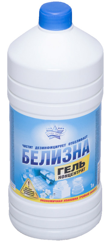 Отбеливатель "белизна-гель" "семь звезд" 1л