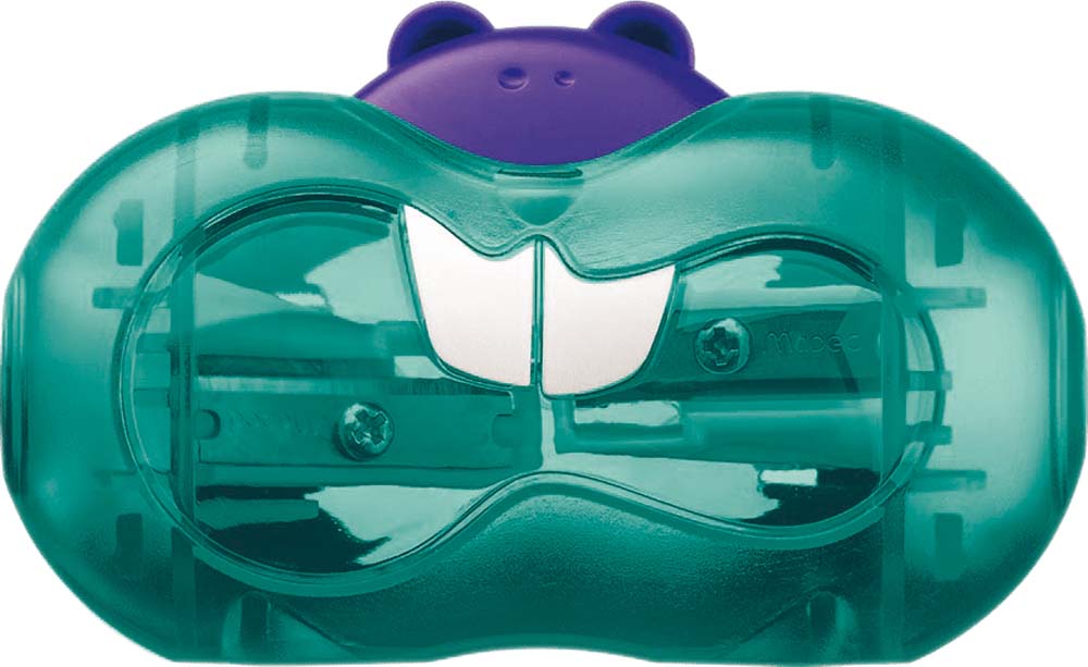 Точилка с контейнером maped "croc croc twist" 2 отв. асс-т