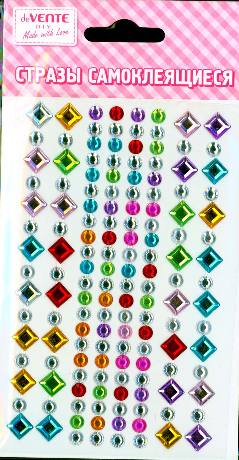 наклейки стразы devente "diamonds" асс-т Наклейки стразы devente "diamonds" асс-т
