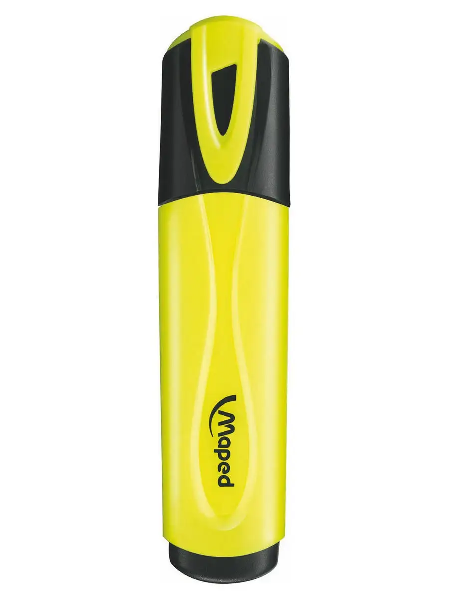 Маркер текстовый ''maped" желт. резец 1,0мм-5,0мм