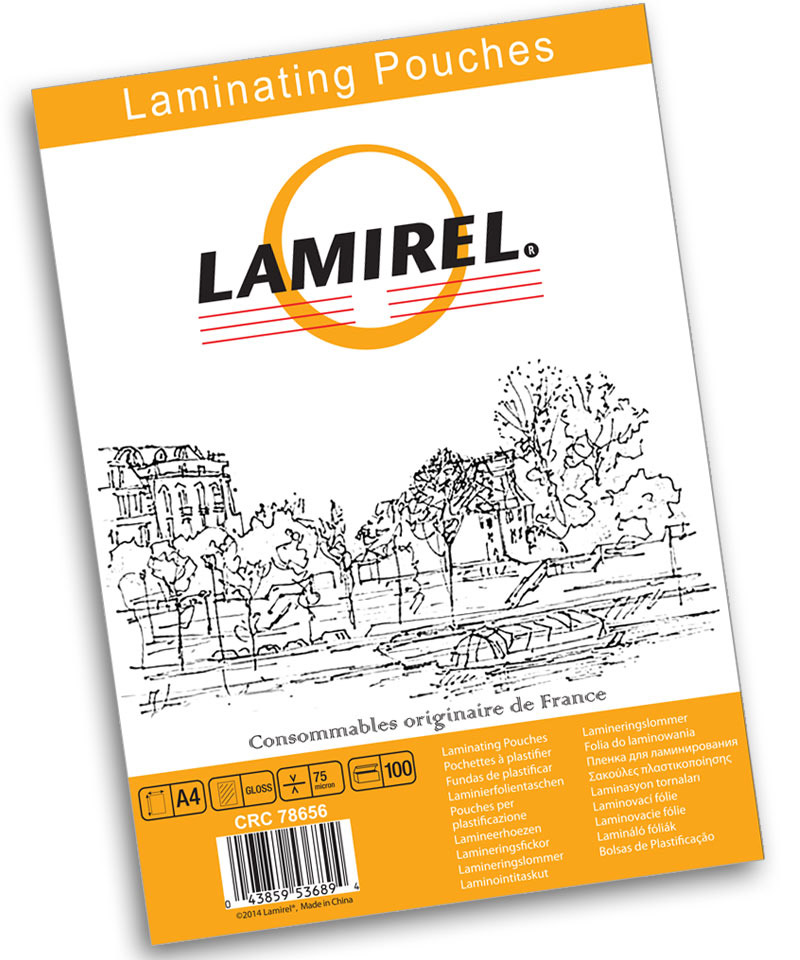 Пакет для ламин-я а4 75 мкм (100 шт.) lamirel