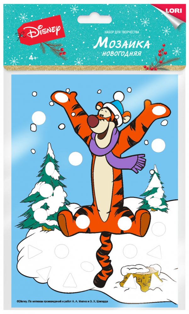 Набор д/творч.мозаика "disney" тигруля"