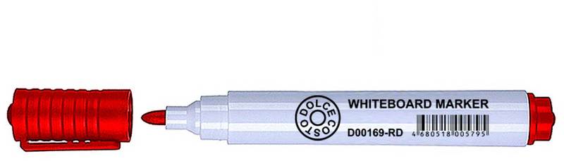 Маркер д/пласт. досок "dolce costo" конус 2,0мм красный