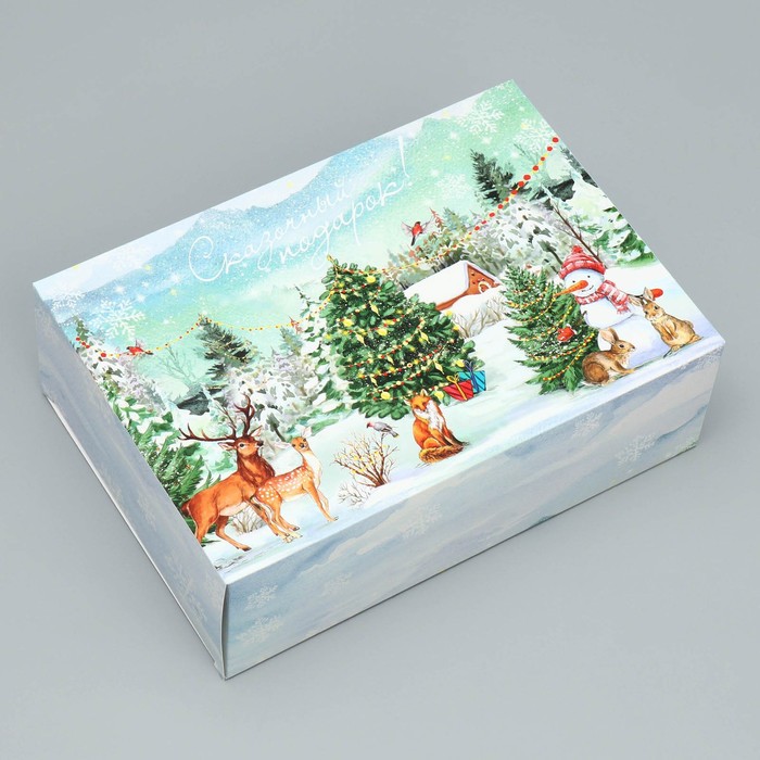 Коробка "сказочный подарок" 16х23х7,5см