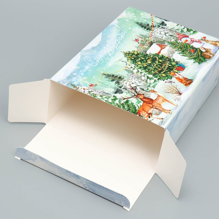 Коробка "сказочный подарок" 16х23х7,5см