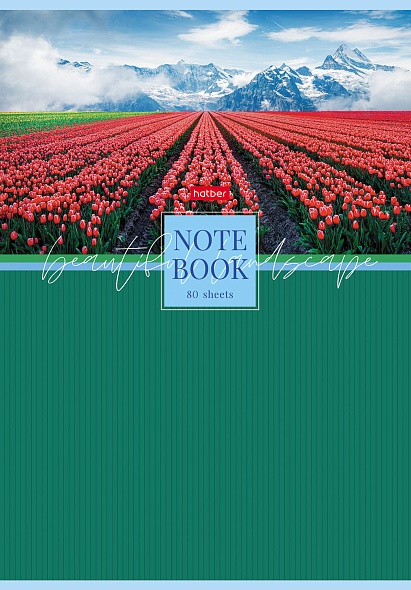 Тетрадь а4 80 л. кл. "живописные пейзажи" (hatber) ламинация асс-т