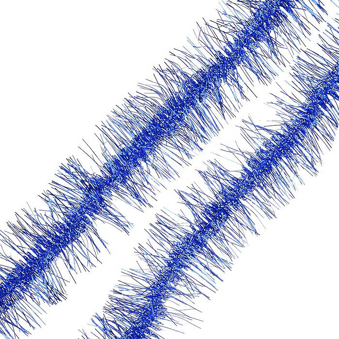 Мишура "вьюга" синяя (7,5см 2,7м)
