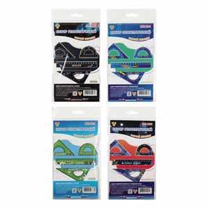 набор линеек "геометрический" ("пчелка") малый д/мальчиков4 пр. асс-т Набор линеек "геометрический" ("пчелка") малый д/мальчиков4 пр. асс-т