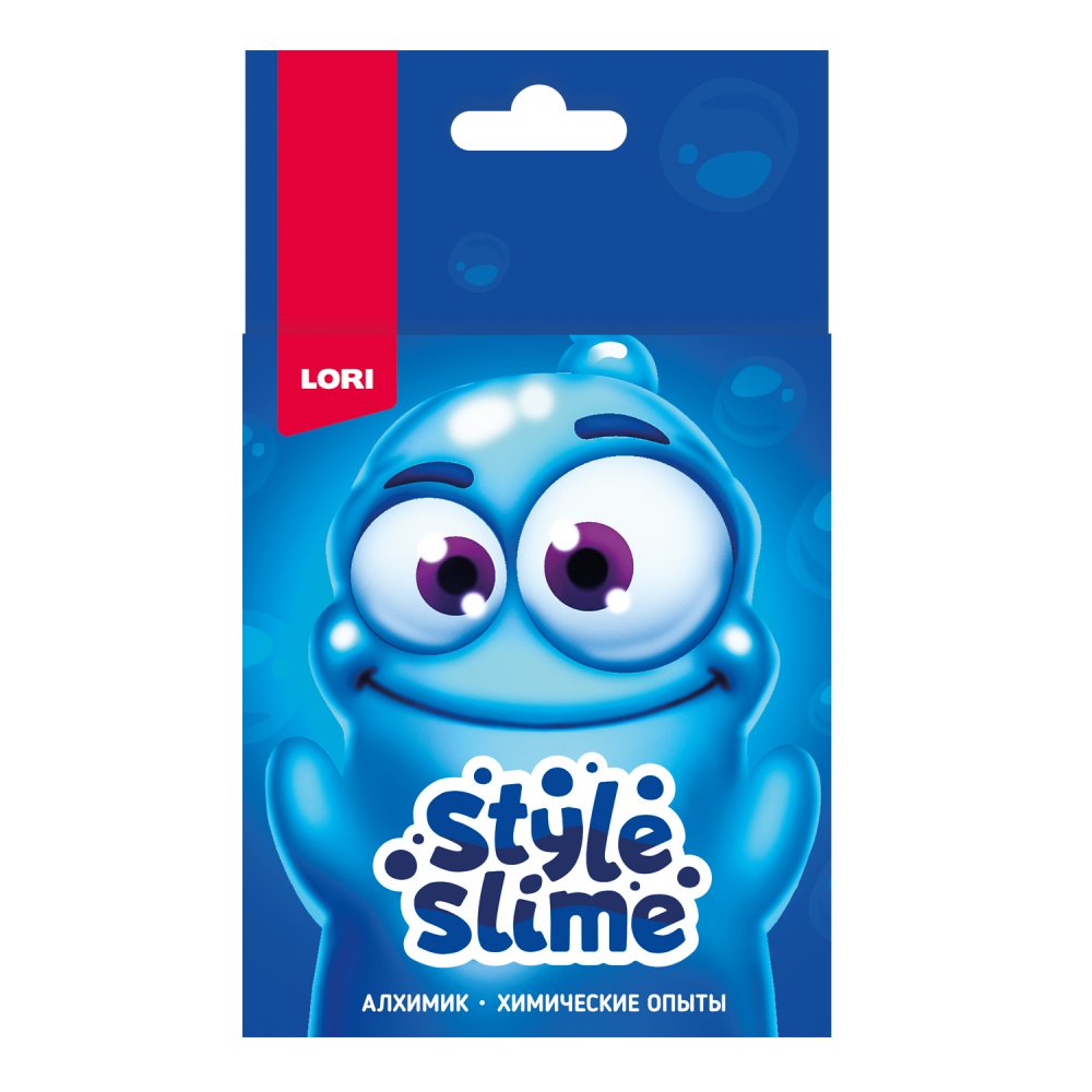 Набор для опытов "style slime" голубой