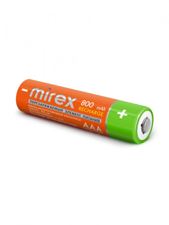 Аккумулятор hr03/ааа "mirex" 800mah ni-m