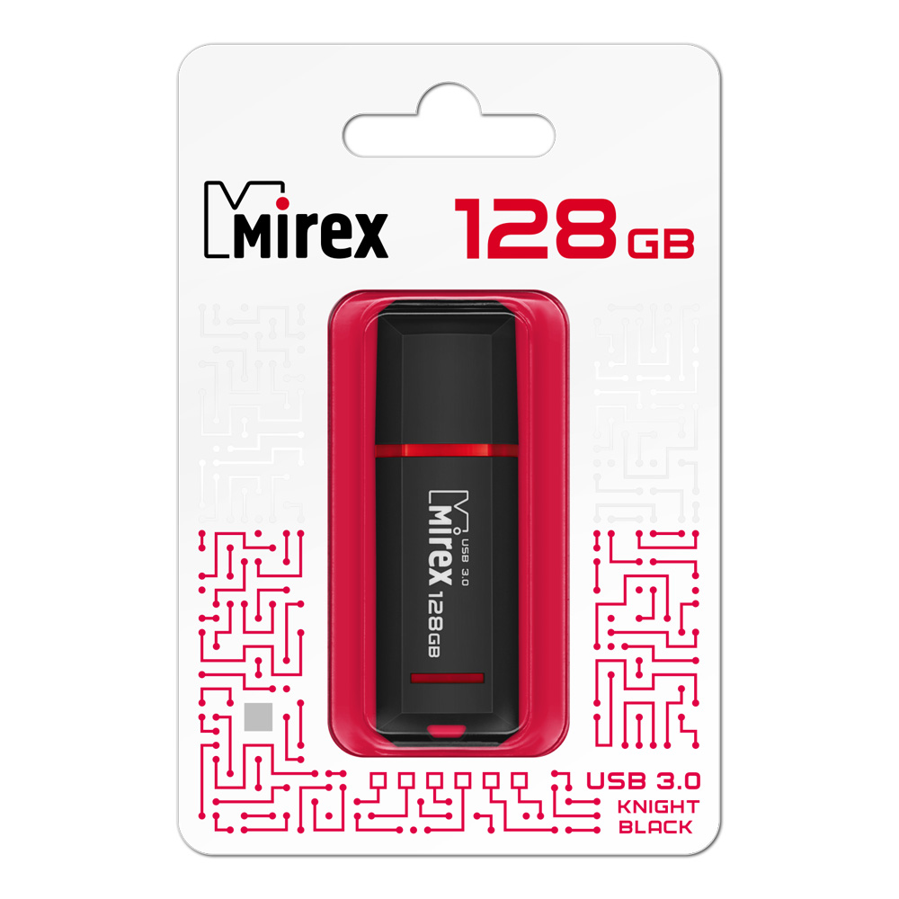 Флэш-накопитель usb3.0 128 гб "mirex" "knight black"