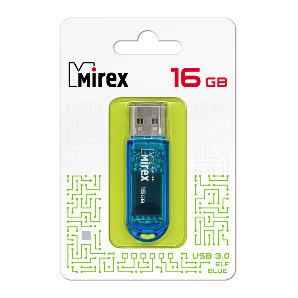 Флэш-накопитель usb3.0 16 гб "mirex" "elf"