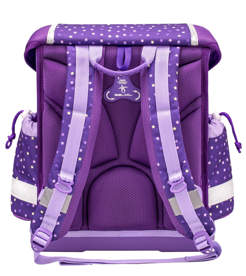 Ранец "belmil classy" "believe in magic purple" 36х32х19см эрг.спинка