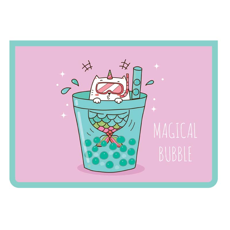 Папка для тетрадей а4 на молнии "magic bubble"