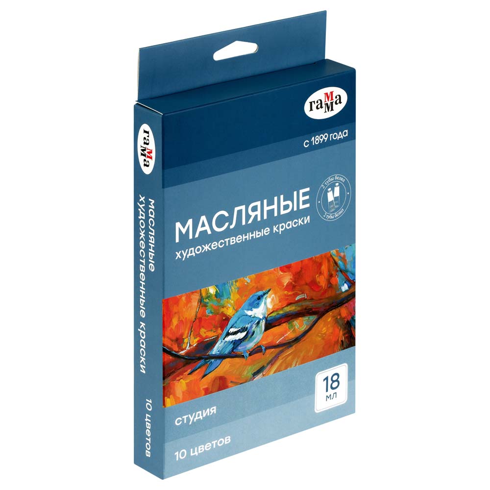 краски масляные "студия" 10цв. 18мл Краски масляные "студия" 10цв. 18мл