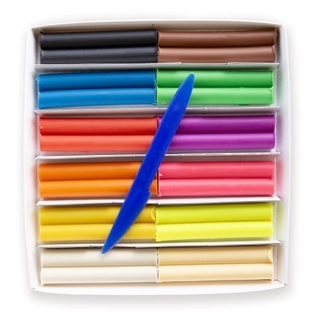 Пластилин восковой "фантазия" ("луч") 12 цветов 180гр стек