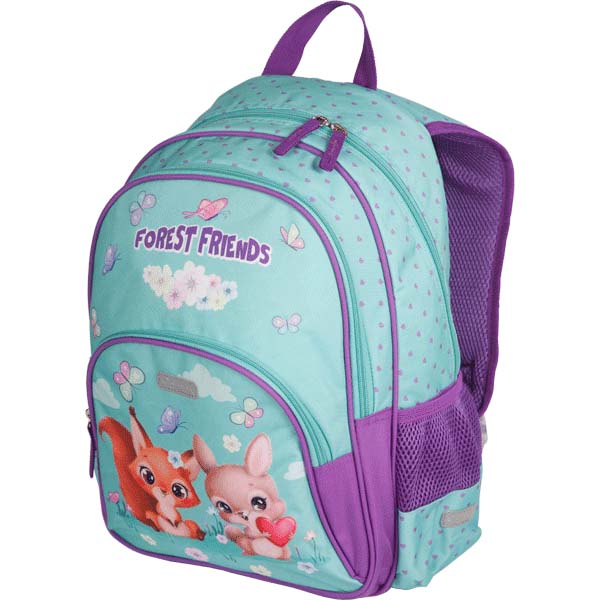 Рюкзак attomex "basic. forest friends" 38х27х17см упл.спинка