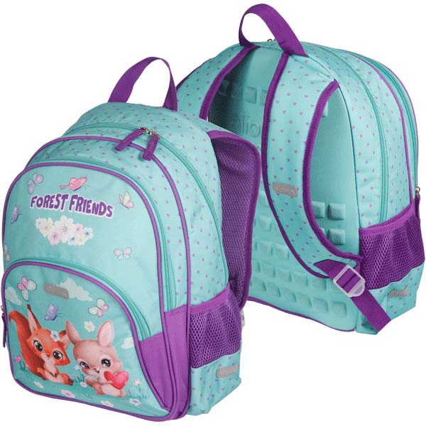Рюкзак attomex "basic. forest friends" 38х27х17см упл.спинка