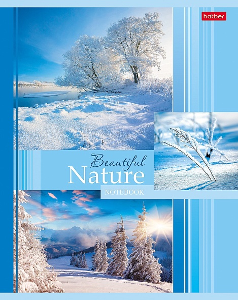 Тетрадь 48 л. кл. "beautiful nature" ("хатбер") б/б,асс-т