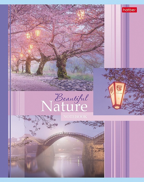 Тетрадь 48 л. кл. "beautiful nature" ("хатбер") б/б,асс-т