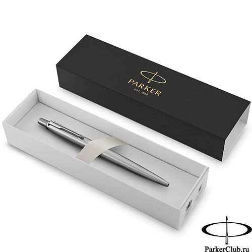 Ручка шар.авт."parker jotter essential" серебр. нержав.сталь