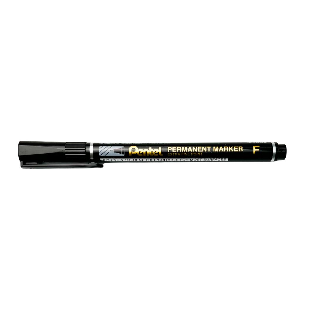 Маркер перманентный pentel "fine point" чёрный конус 1,6мм