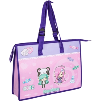 папка-портфель для чертежей devente "nico nico :-)" а3 пластик Папка-портфель для чертежей devente "nico nico :-)" а3 пластик