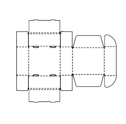 Коробка подарочная крафт 20х15х4см сборная