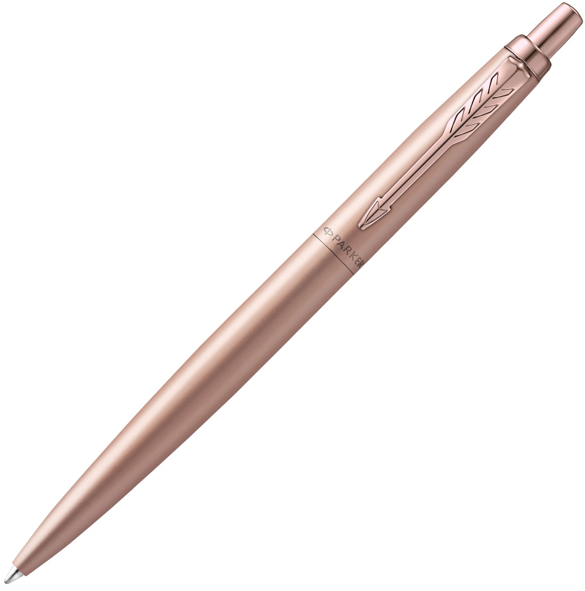 Ручка шар.авт."parker jotter" monochrome pink gold синяя 1мм