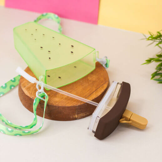 Бутылка "slice kiwi" green 320мл пластик