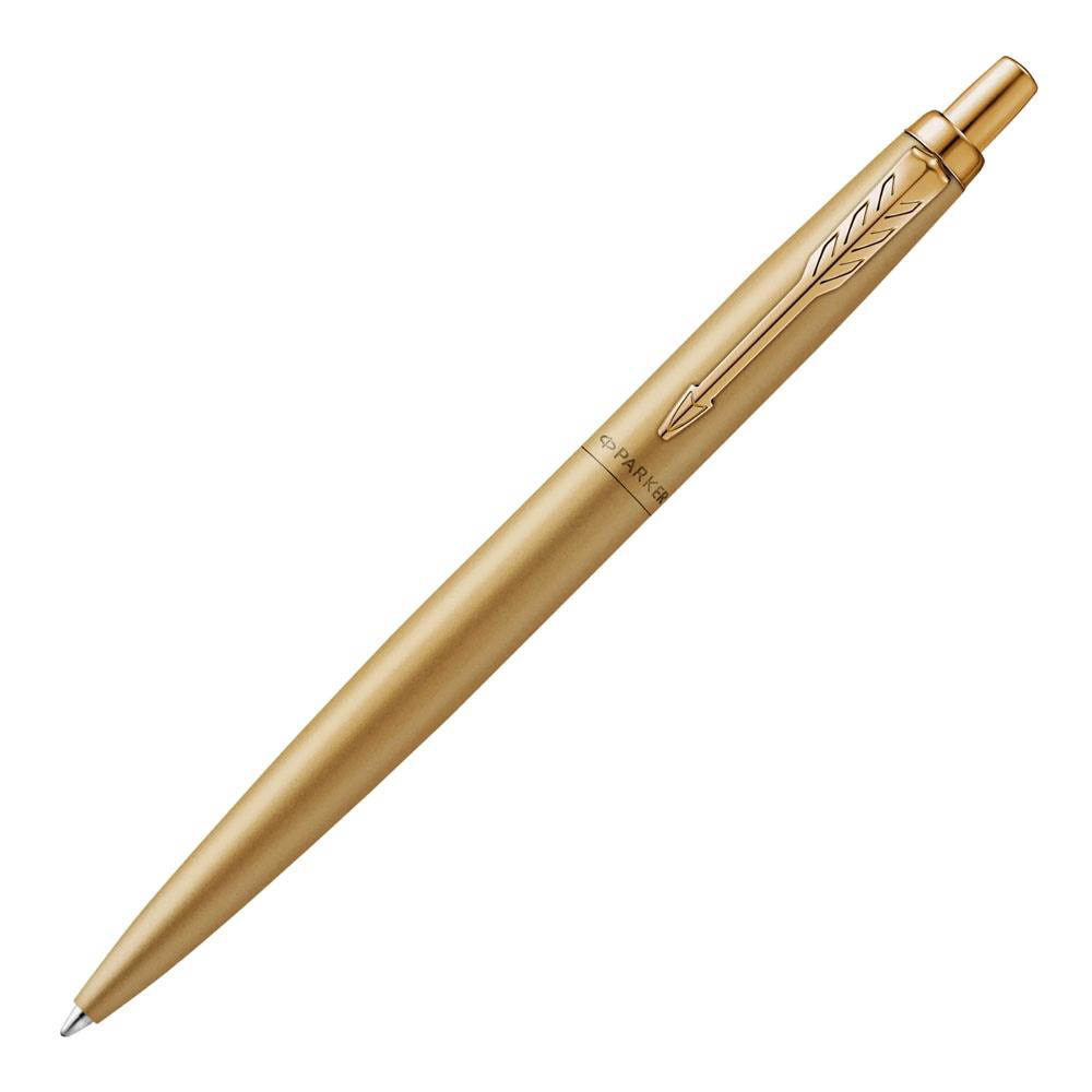 Ручка шар.авт."parker jotter" monochrome gold gt синяя 1мм