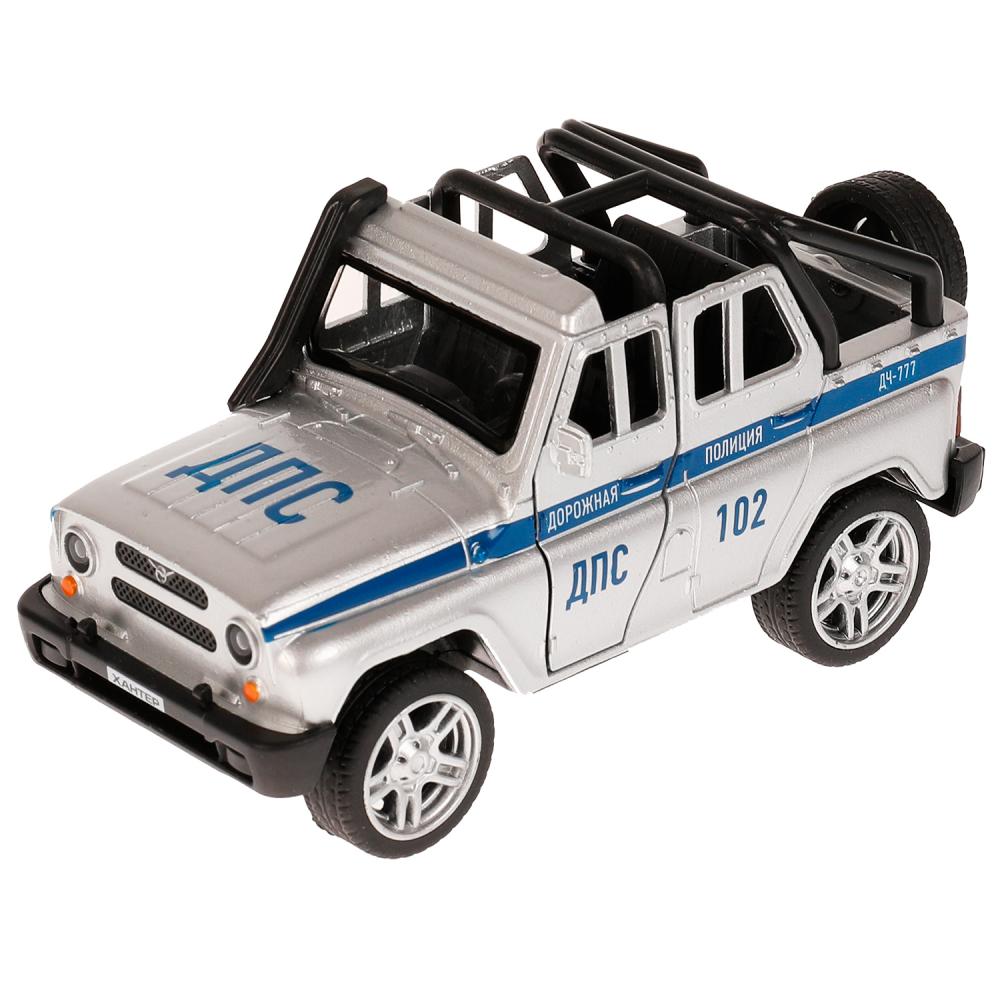 Игрушка машина инерц. металл. "uaz hunter полиция" 12см