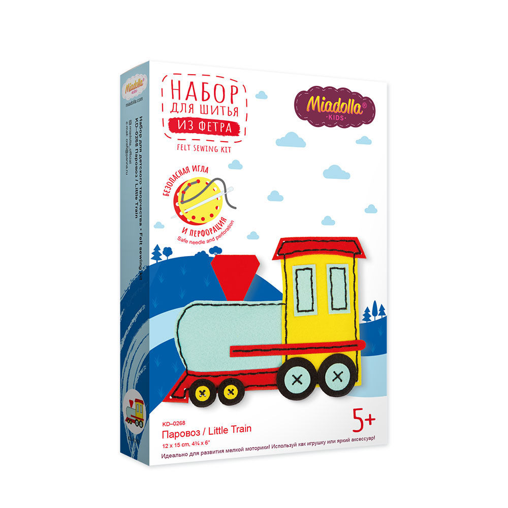 Набор д/изготов.игр.miadolla kids "паровоз"