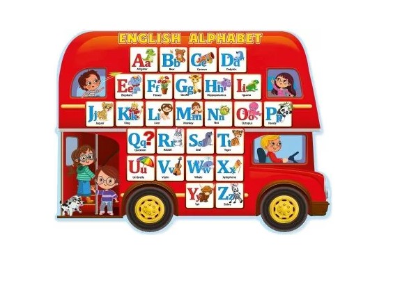 Плакат "english alphabet" а2