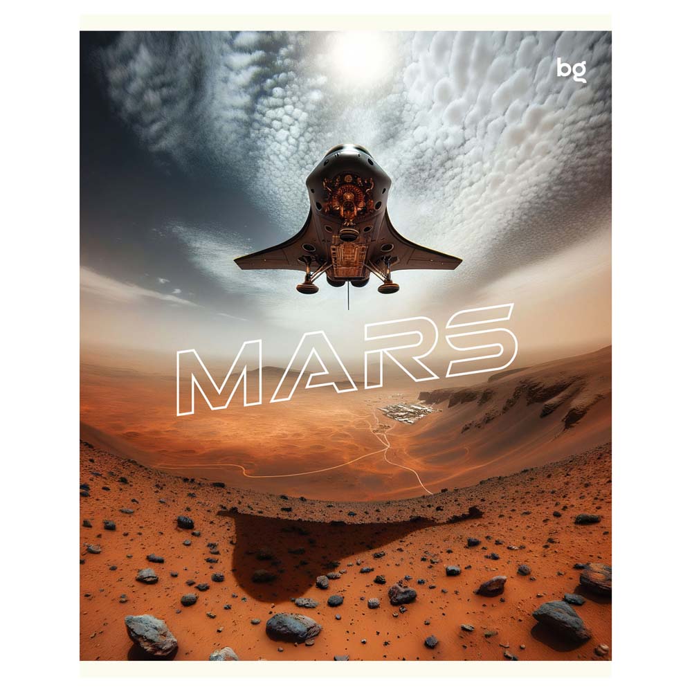 Тетрадь 48 л. кл. "mars" (bg) ,асс-т