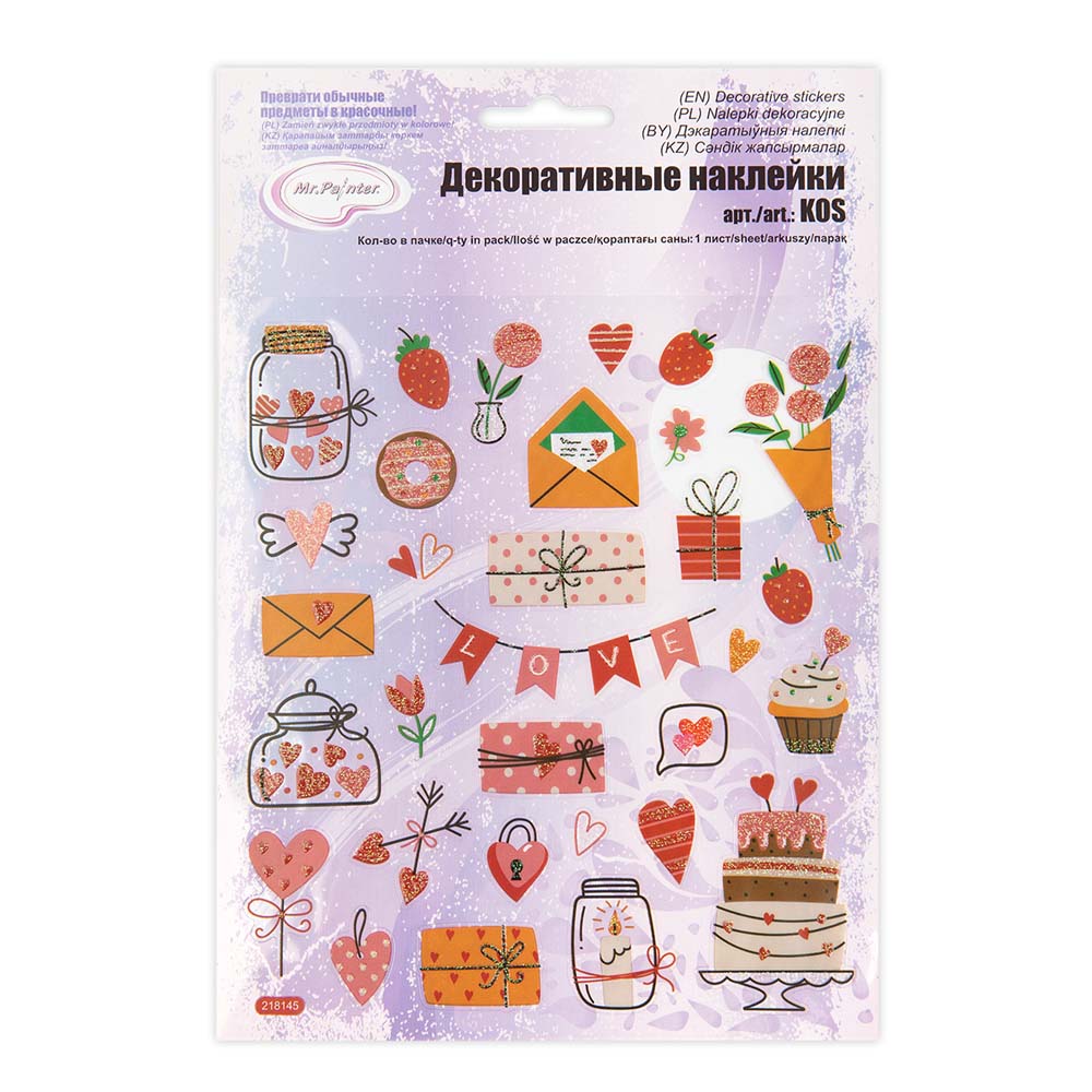 наклейки декор."любовь'' 15х16 см Наклейки декор."любовь'' 15х16 см