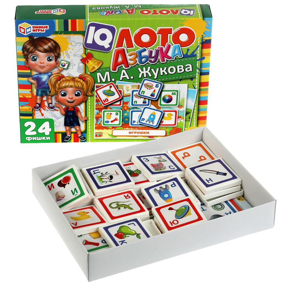 Игра iq-лото "азбука" жукова м.а. (умные игры) 3+